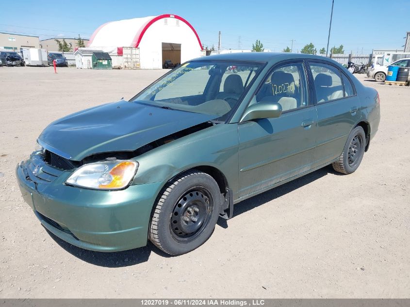 2003 Honda Civic Sdn VIN: 2HGES16643H905912 Lot: 12027019