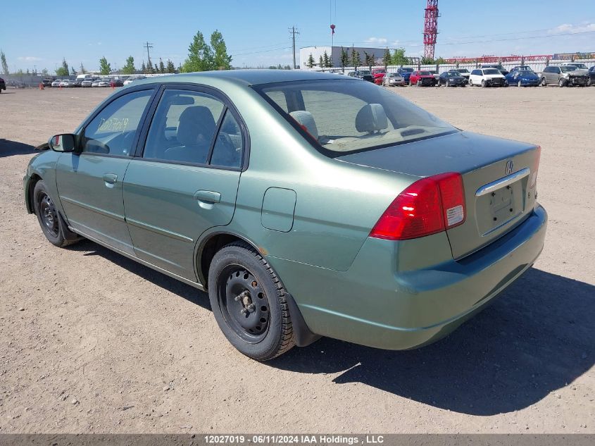 2003 Honda Civic Sdn VIN: 2HGES16643H905912 Lot: 12027019