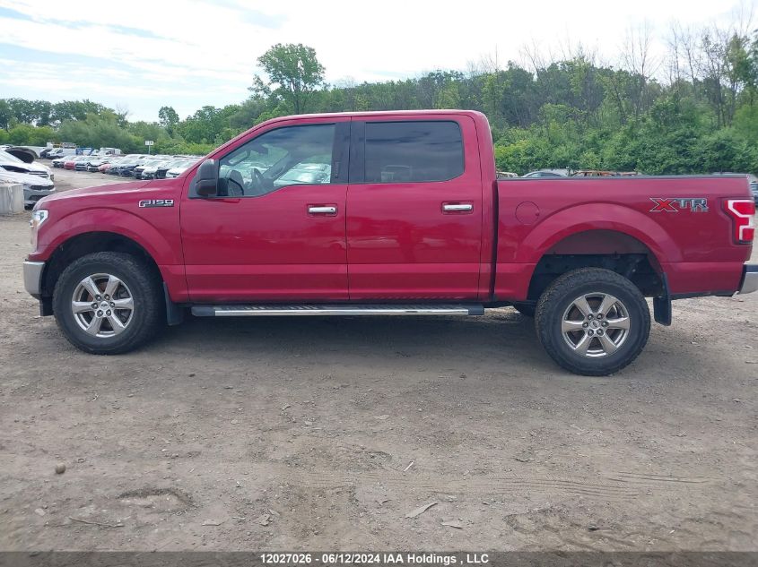 2018 Ford F-150 Xlt VIN: 1FTEW1EP4JFE28104 Lot: 12027026