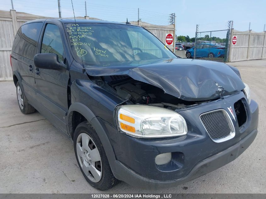 2009 Pontiac Montana Sv6 VIN: 1GMDU03179D100902 Lot: 12027028