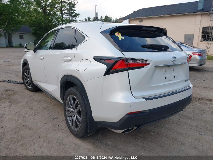 2015 Lexus Nx 200T VIN: JTJBARBZ8F2029911 Lot: 12027036