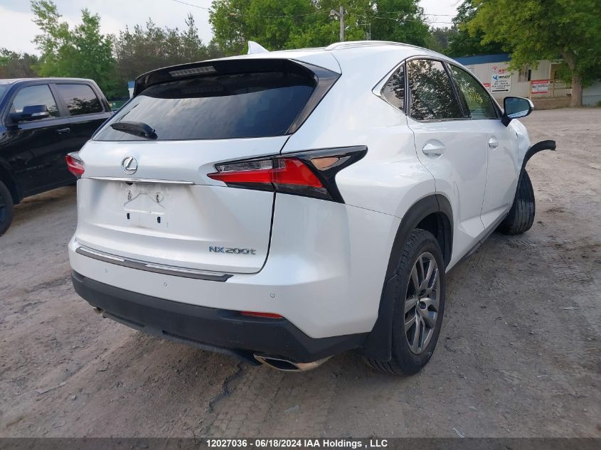 2015 Lexus Nx 200T VIN: JTJBARBZ8F2029911 Lot: 12027036