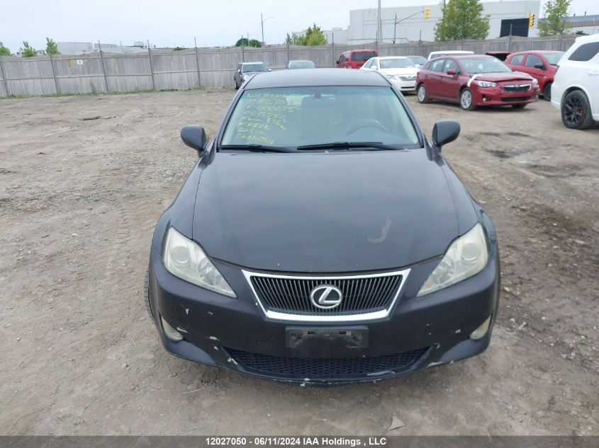 2006 Lexus Is 250 VIN: JTHCK262165000675 Lot: 12027050