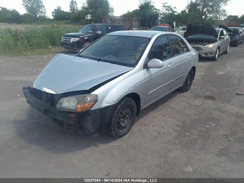 2009 Kia Spectra VIN: KNAFE221995642095 Lot: 12027054