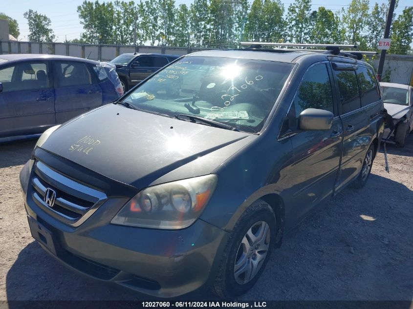2007 Honda Odyssey Exl VIN: 5FNRL38667B512317 Lot: 12027060