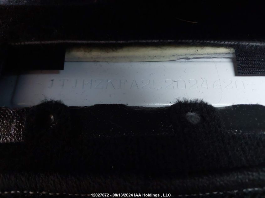 2020 Lexus Rx 350L VIN: JTJHZKFA2L2024620 Lot: 12027072