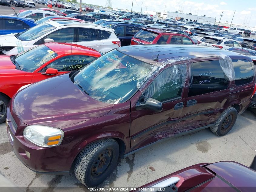 2008 Chevrolet Uplander Ls VIN: 1GNDV23W98D156242 Lot: 12027095