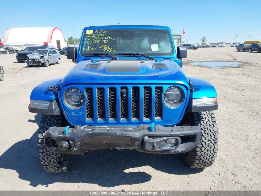 2022 Jeep Wrangler Unlimited VIN: 1C4JJXR63NW259748 Lot: 12027099