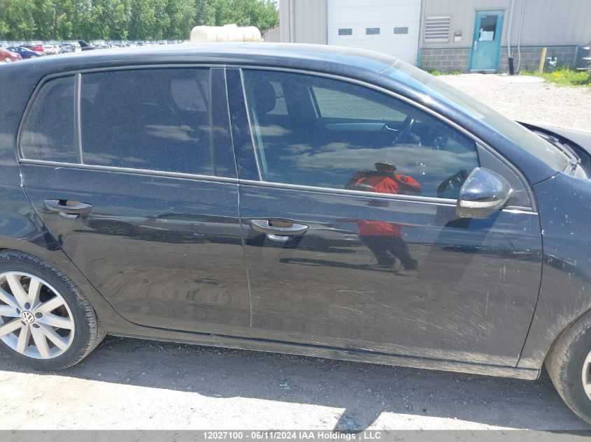 2013 Volkswagen Golf VIN: WVWNM7AJXDW108087 Lot: 12027100