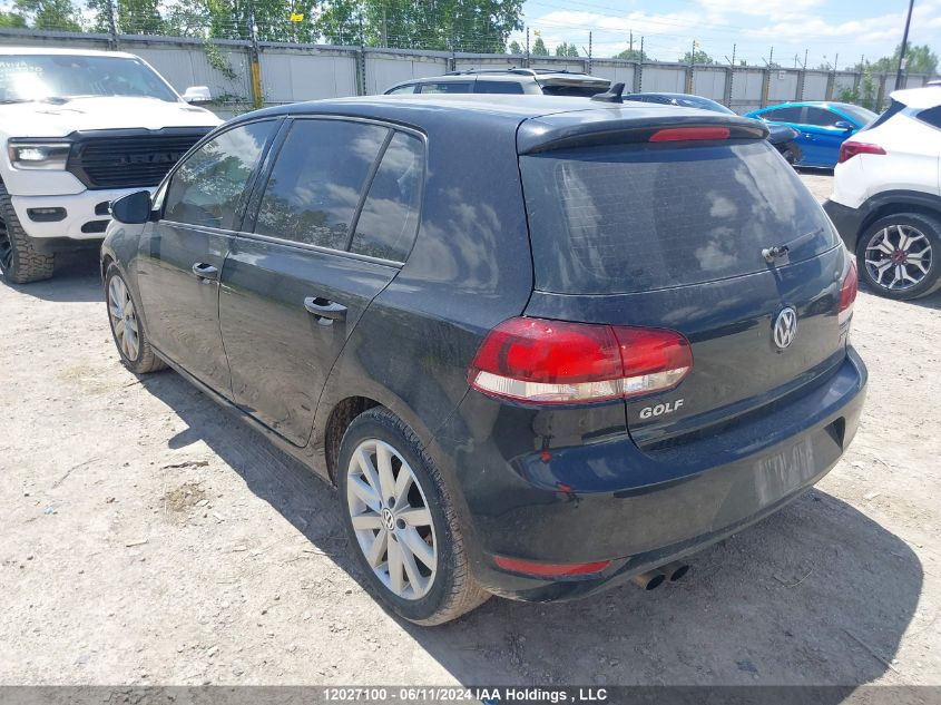 2013 Volkswagen Golf VIN: WVWNM7AJXDW108087 Lot: 12027100