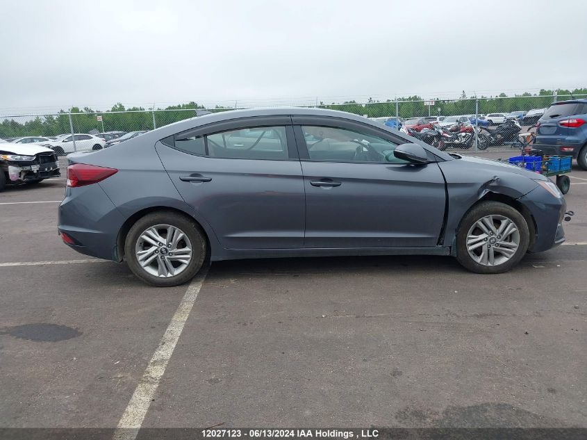 2019 Hyundai Elantra Preferred VIN: KMHD84LF6KU739673 Lot: 12027123