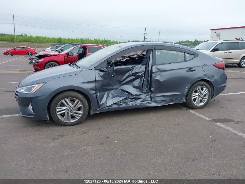 2019 Hyundai Elantra Preferred VIN: KMHD84LF6KU739673 Lot: 12027123