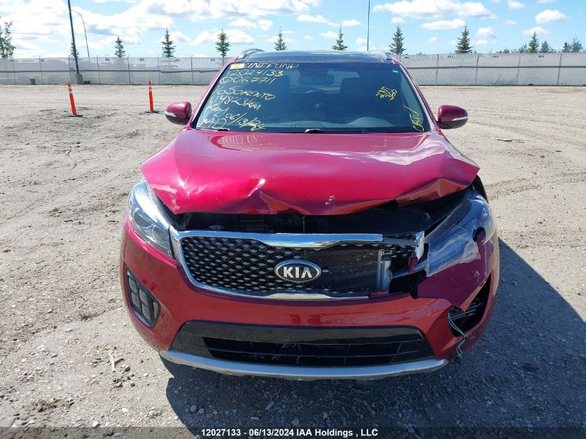 2016 Kia Sorento VIN: 5XYPKDA55GG067711 Lot: 12027133