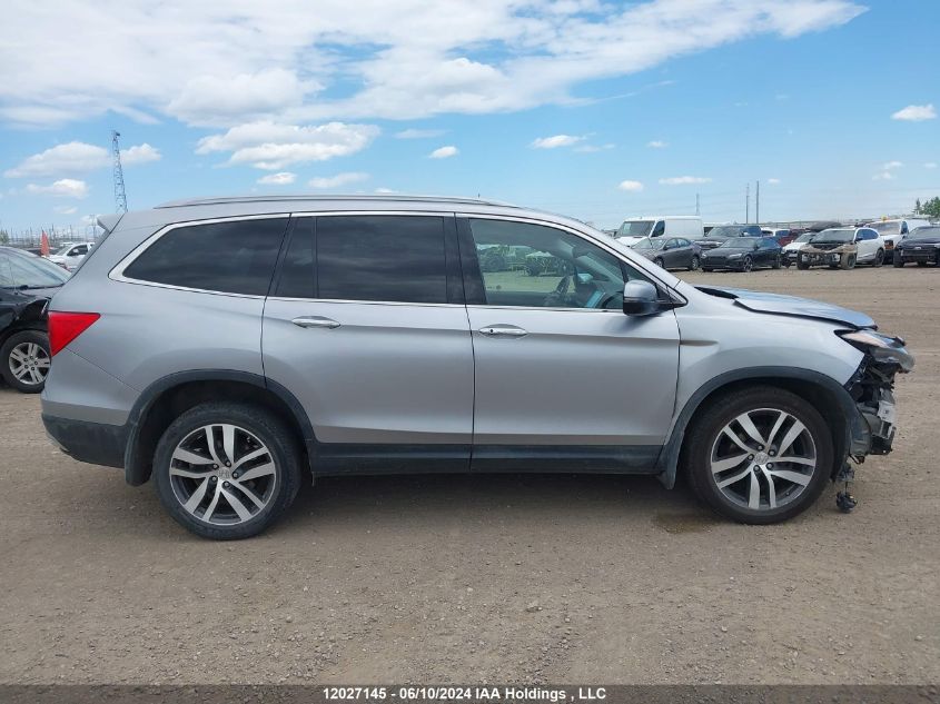 2016 Honda Pilot Touring VIN: 5FNYF6H96GB510629 Lot: 12027145