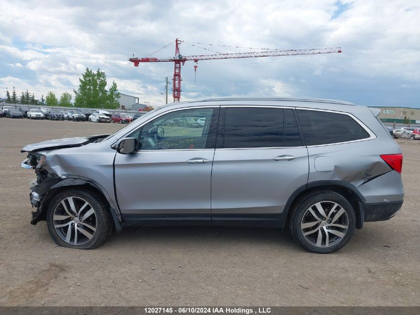 2016 Honda Pilot Touring VIN: 5FNYF6H96GB510629 Lot: 12027145