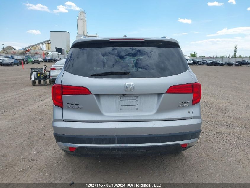 2016 Honda Pilot Touring VIN: 5FNYF6H96GB510629 Lot: 12027145
