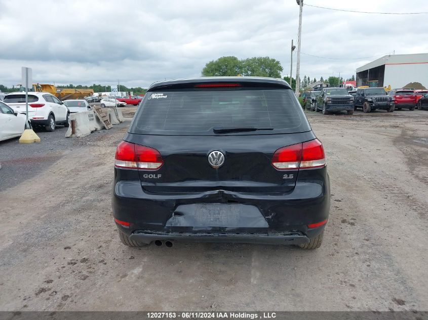 2011 Volkswagen Golf VIN: WVWCA7AJ0BW253894 Lot: 12027153