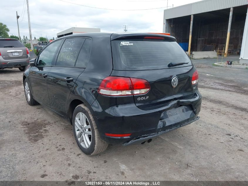 2011 Volkswagen Golf VIN: WVWCA7AJ0BW253894 Lot: 12027153