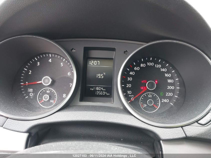 2011 Volkswagen Golf VIN: WVWCA7AJ0BW253894 Lot: 12027153