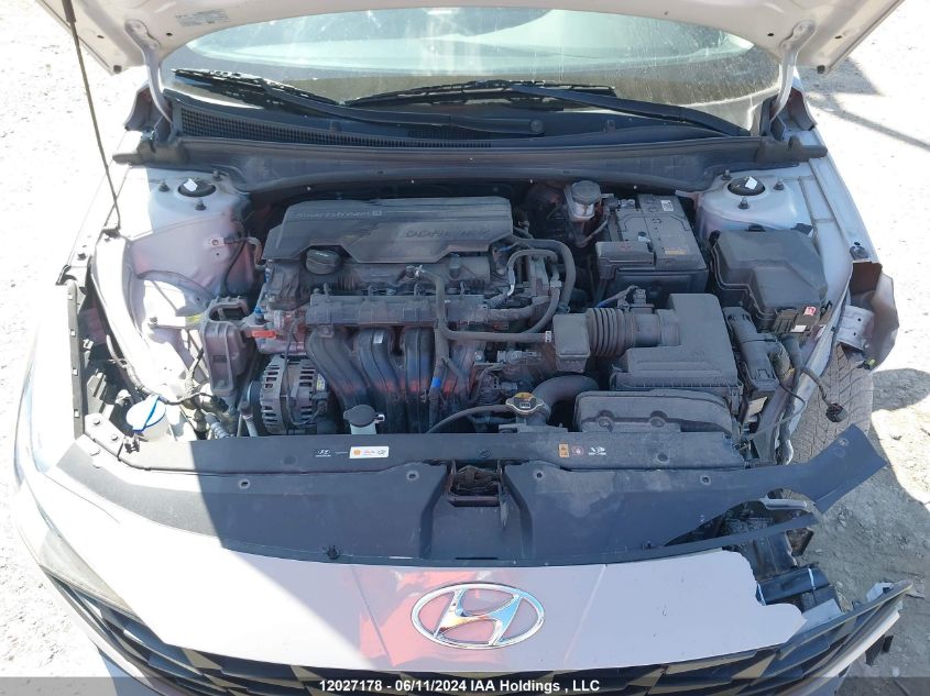 2022 Hyundai Elantra Sel VIN: KMHLM4AG7NU358938 Lot: 12027178