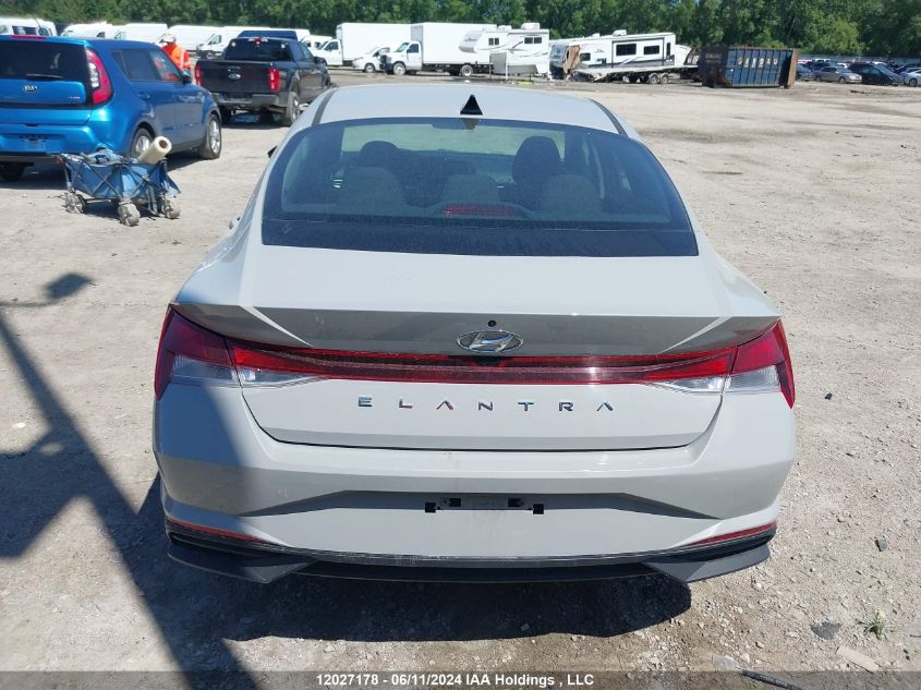 2022 Hyundai Elantra Sel VIN: KMHLM4AG7NU358938 Lot: 12027178