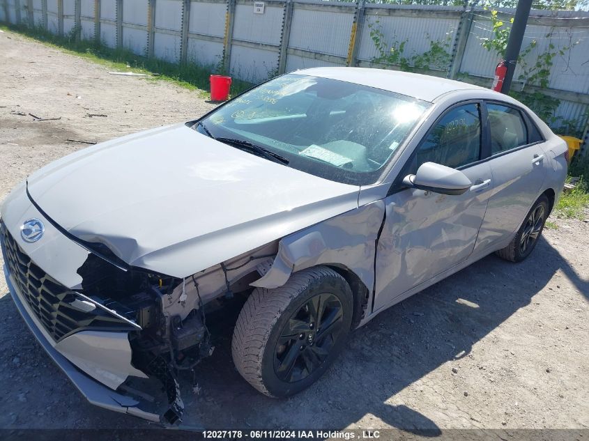 2022 Hyundai Elantra Sel VIN: KMHLM4AG7NU358938 Lot: 12027178