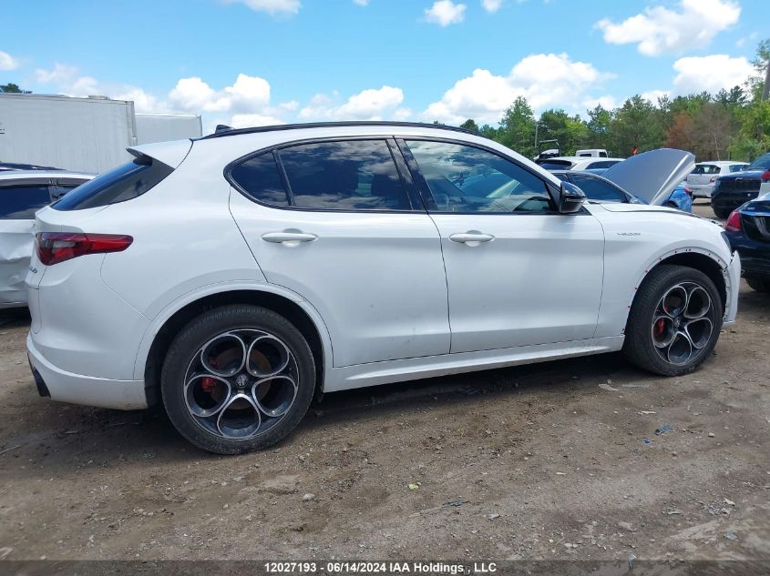 2022 Alfa Romeo Stelvio Ti Veloce Awd VIN: ZASPAKBN1N7D38285 Lot: 12027193