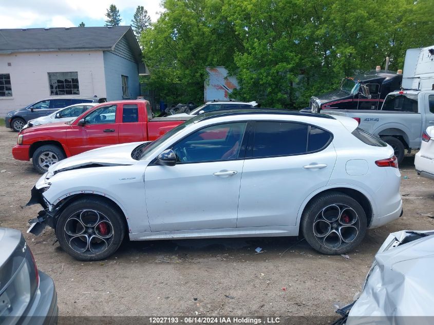 2022 Alfa Romeo Stelvio Ti Veloce Awd VIN: ZASPAKBN1N7D38285 Lot: 12027193