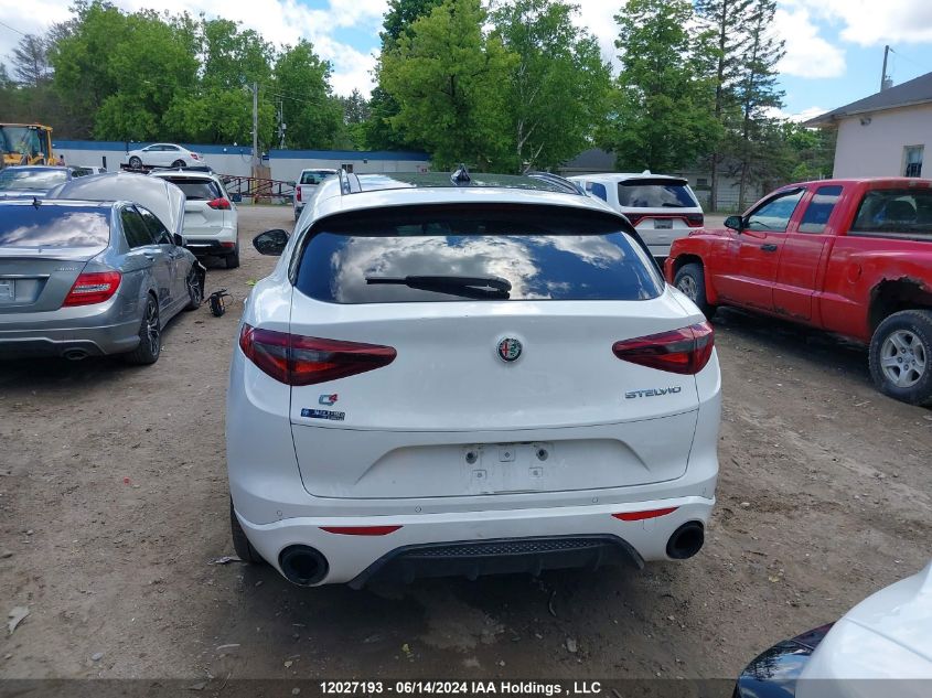 2022 Alfa Romeo Stelvio Ti Veloce Awd VIN: ZASPAKBN1N7D38285 Lot: 12027193