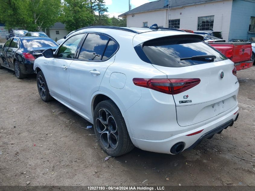 2022 Alfa Romeo Stelvio Ti Veloce Awd VIN: ZASPAKBN1N7D38285 Lot: 12027193