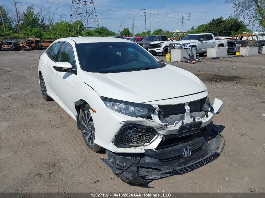 2019 Honda Civic Hatchback VIN: SHHFK7H36KU300771 Lot: 12027197