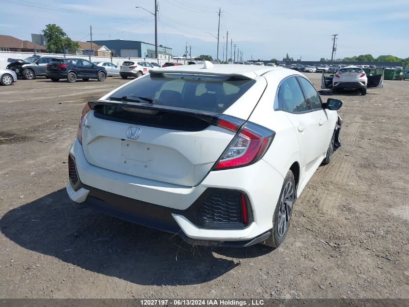 2019 Honda Civic Hatchback VIN: SHHFK7H36KU300771 Lot: 12027197