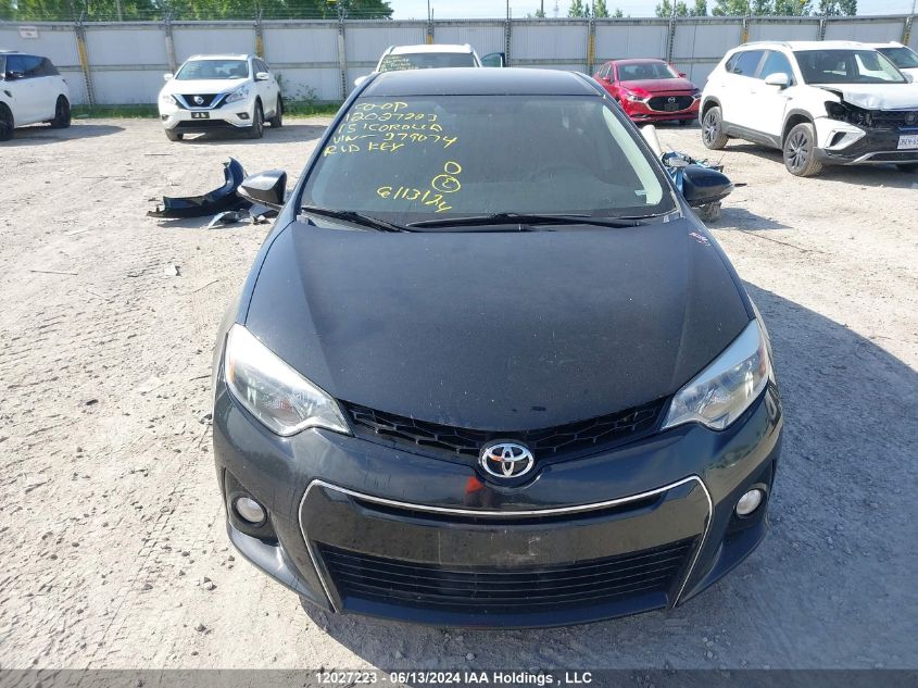 2015 Toyota Corolla Le VIN: 2T1BURHE7FC279074 Lot: 12027223