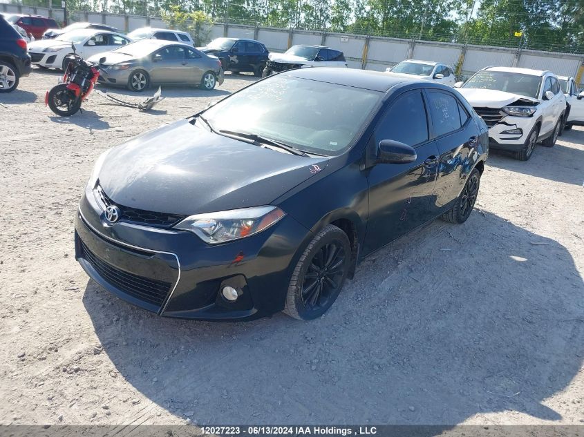 2015 Toyota Corolla Le VIN: 2T1BURHE7FC279074 Lot: 12027223