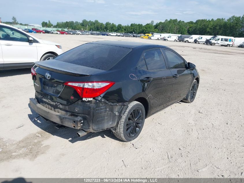 2015 Toyota Corolla Le VIN: 2T1BURHE7FC279074 Lot: 12027223