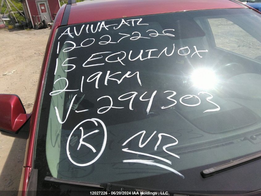 2015 Chevrolet Equinox VIN: 2GNFLFEK8F6294303 Lot: 12027226