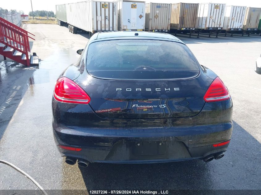 2014 Porsche Panamera 4S Executive VIN: WP0BB2A71EL062605 Lot: 12027236