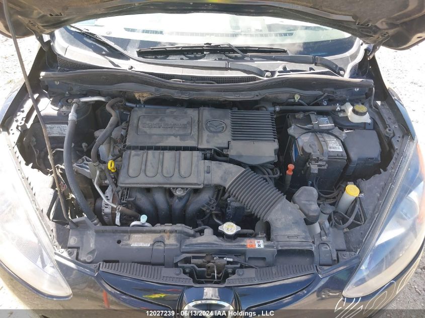 2011 Mazda Mazda2 VIN: JM1DE1HY9B0105447 Lot: 12027239