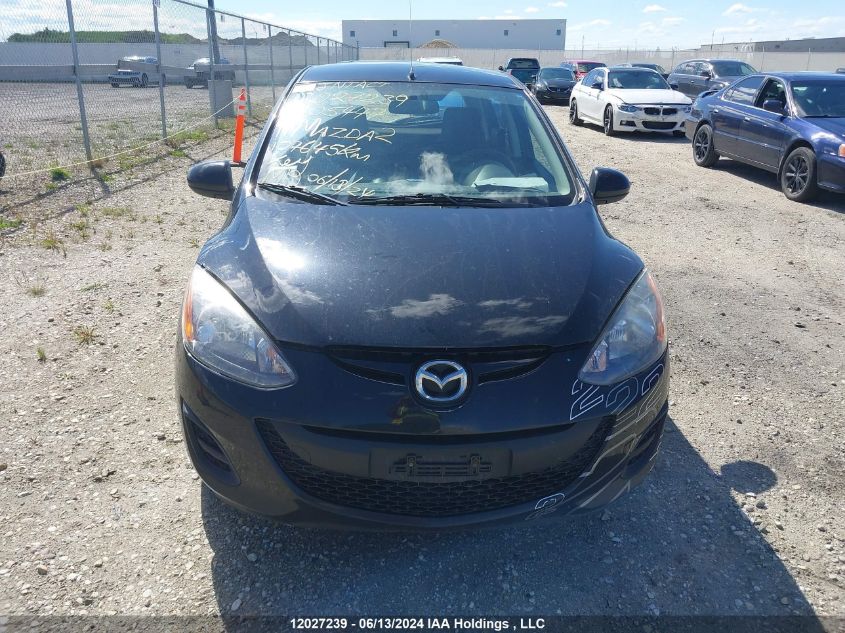 2011 Mazda Mazda2 VIN: JM1DE1HY9B0105447 Lot: 12027239