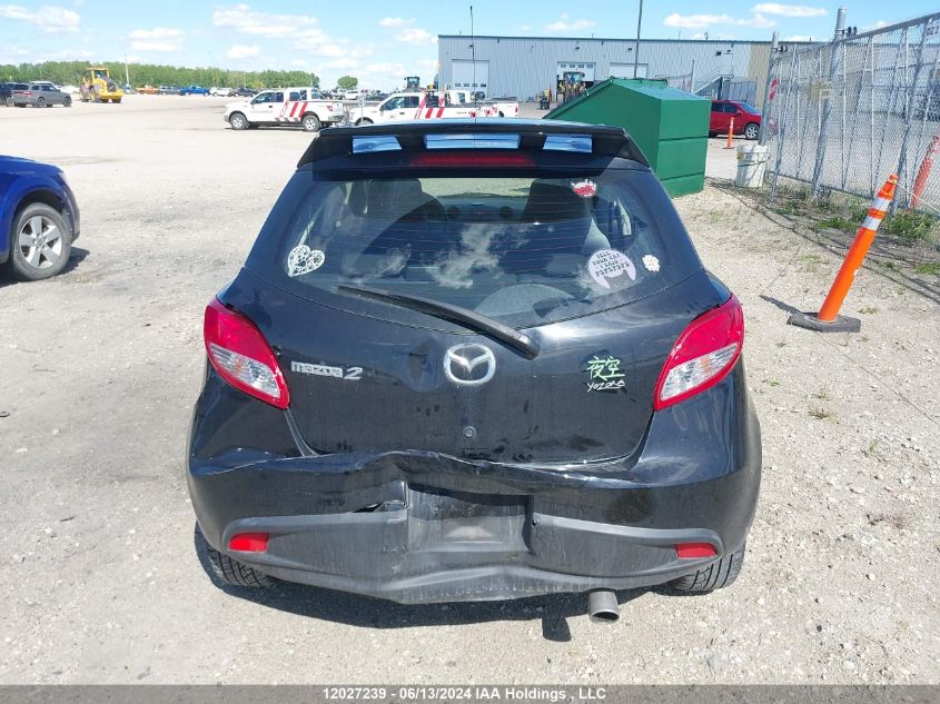 2011 Mazda Mazda2 VIN: JM1DE1HY9B0105447 Lot: 12027239