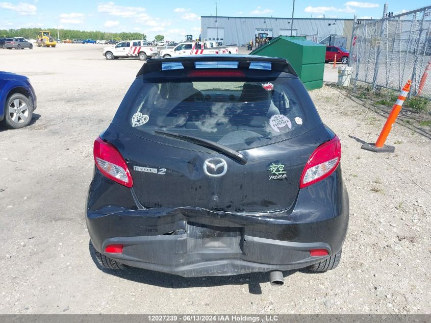 2011 Mazda Mazda2 VIN: JM1DE1HY9B0105447 Lot: 12027239