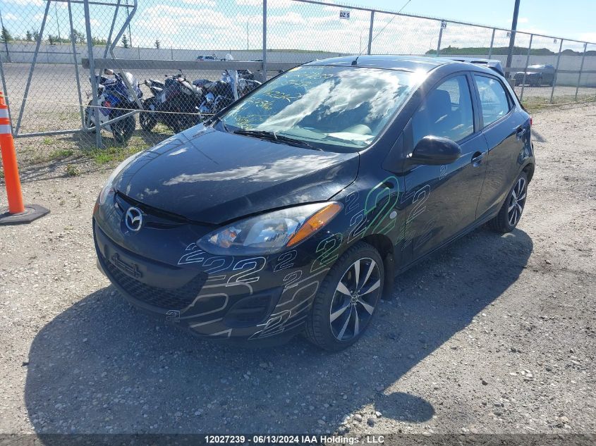 2011 Mazda Mazda2 VIN: JM1DE1HY9B0105447 Lot: 12027239