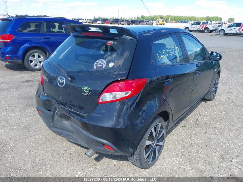 2011 Mazda Mazda2 VIN: JM1DE1HY9B0105447 Lot: 12027239