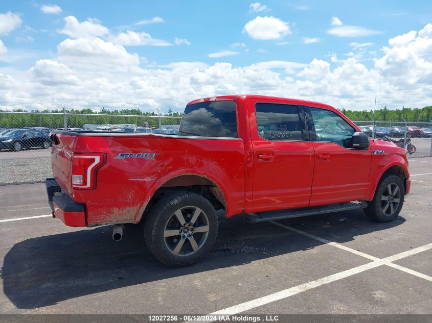 2016 Ford F150 Supercrew VIN: 1FTEW1EF5GFA25586 Lot: 12027256