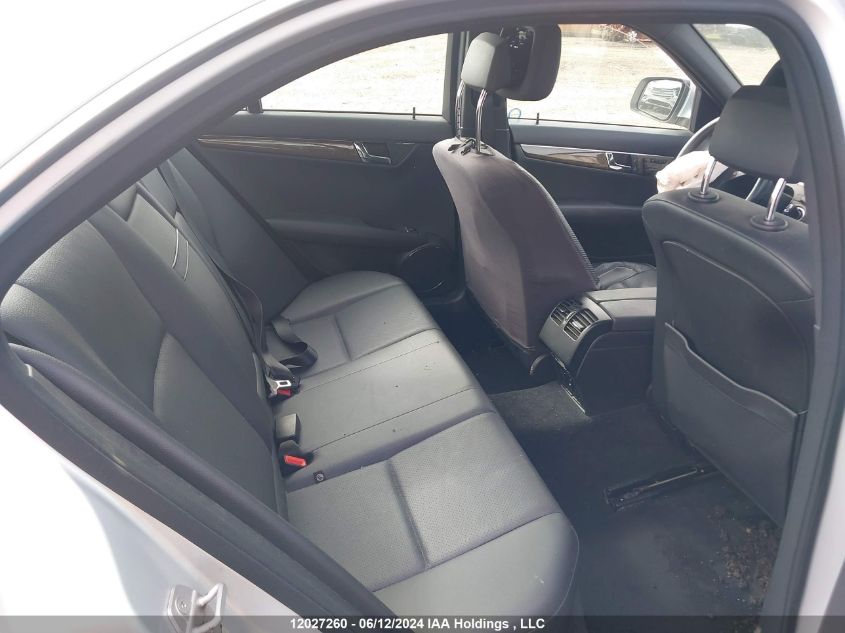 2009 Mercedes-Benz C-Class VIN: WDDGF54X19F332143 Lot: 12027260