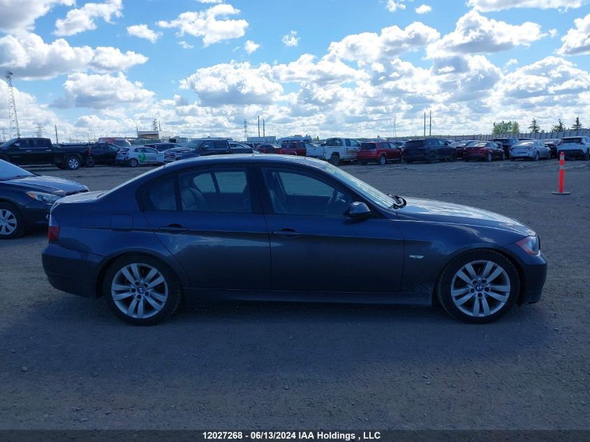 2007 BMW 3 Series VIN: WBAVH13507KR82331 Lot: 12027268