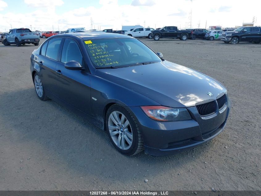 2007 BMW 3 Series VIN: WBAVH13507KR82331 Lot: 12027268