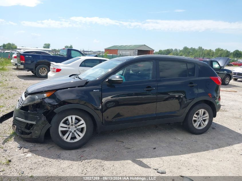 2012 Kia Sportage Lx VIN: KNDPBCA29C7256045 Lot: 12027269