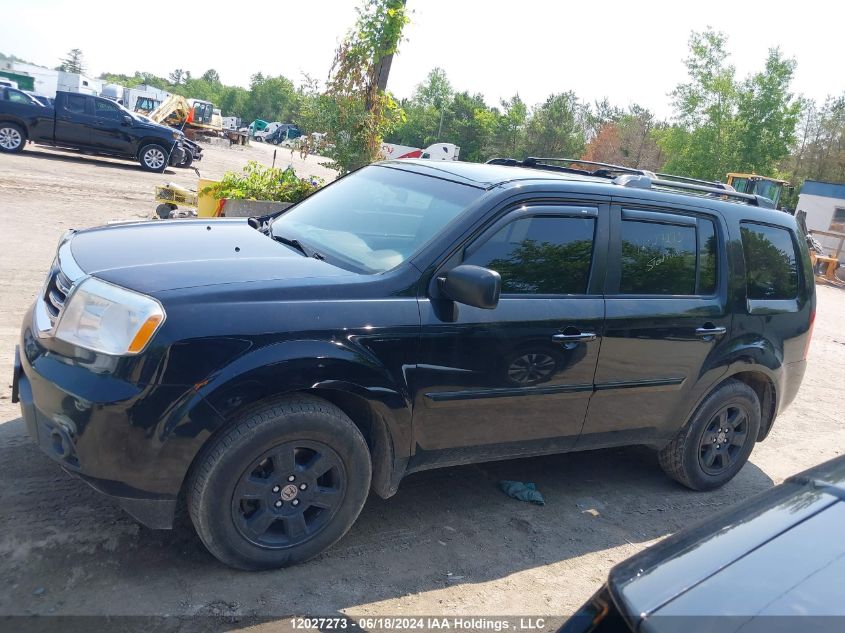 2012 Honda Pilot Lx VIN: 5FNYF4H21CB503895 Lot: 12027273