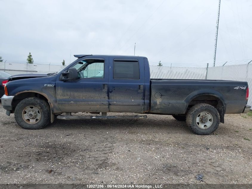 2001 Ford Super Duty F-350 Srw VIN: 1FTSW31F21ED31601 Lot: 12027286